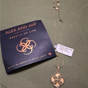 Alex and Ani "Breath of Life" Pendant Necklace